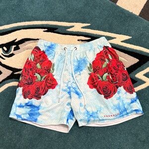 YoungLA Light Blue Athletic Shorts